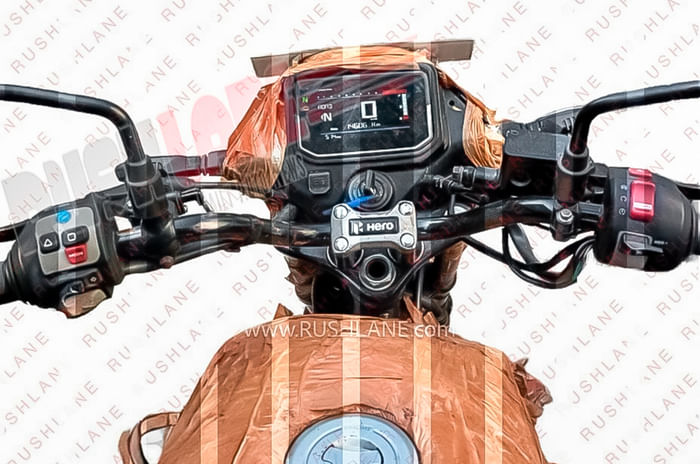 Hero Glamour spotted with cruise control